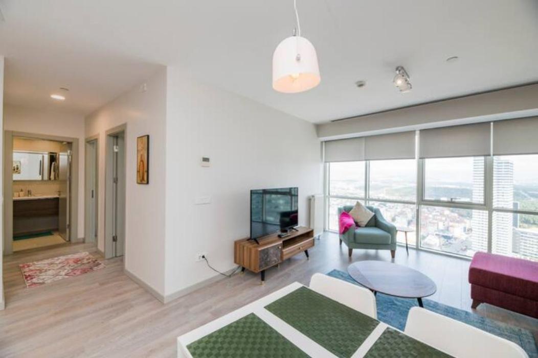 Residence 5 Etoiles 26 Eme Etage 2 Plus 1 Avec Piscine Istanbul Bagian luar foto